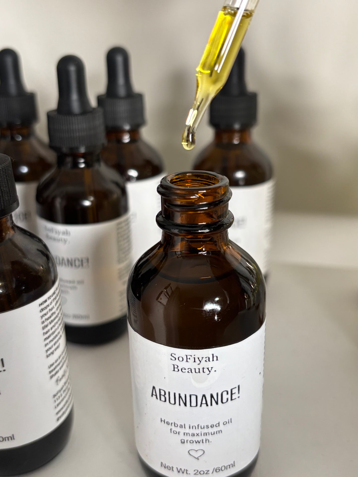 “Abundance” Herbal Infused hair and scalp strengthener